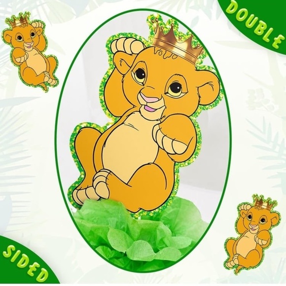 Green and Orange Centerpieces for Party Supplies - Picture 2 of 4